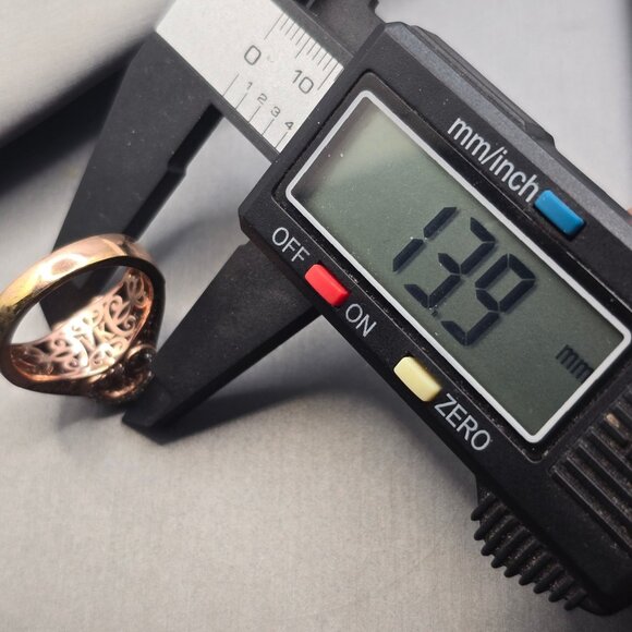 Vanna K Bella Luce Lavender Cushion Cut Ring 18k Rose Gold Over Silver Size 8 - Picture 9 of 13